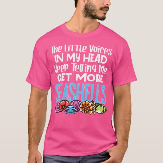 Seashell Collector Beach Hunti T-shirt (Voorkant)