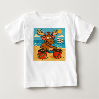 Seashell DJ – Beach Beats T-shirt voor kinderen