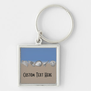Seashell Drawing Art Sleutelhanger