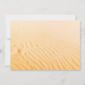 Seashell en strandbruiloft nodigt Seashell uit5 Kaart (Achterkant)