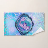 Seashell Fit for a Mermaid Glitter Girls Magical Bad Handdoek (Handdoek)