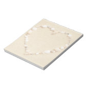 Seashell Heart Notitieblok (Gedraaid)