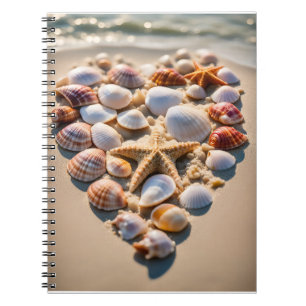 Seashell Heart Notitieboek