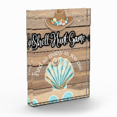 Seashell Hunt Sign Fotoblokken (Links)