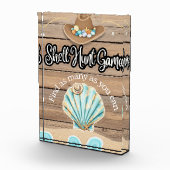 Seashell Hunt Sign Fotoblokken (Rechts)