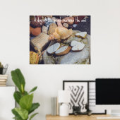 Seashell in de Seashore Poster (Thuiskantoor)