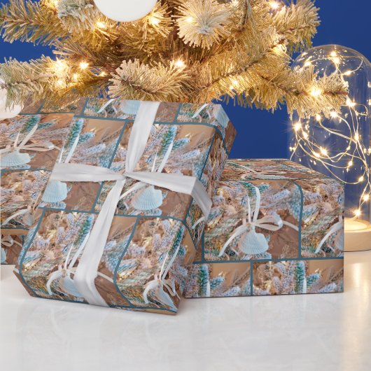 Seashell-kerstversiering Cadeaupapier (Feestdagen)