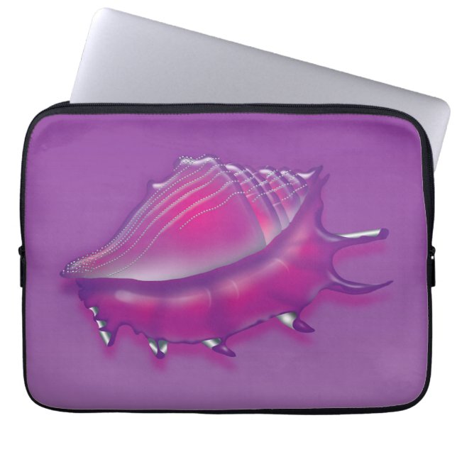 Seashell Laptop Sleeve (Voorkant)