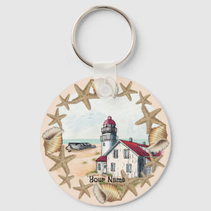 Seashell Lighthouse Sleutelhanger
