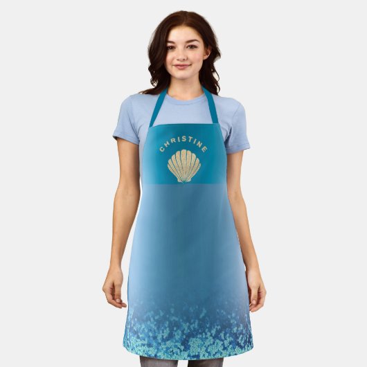 seashell logo schort (Gedragen)