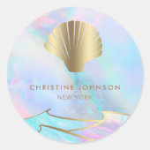 Seashell logo Sticker (Voorkant)