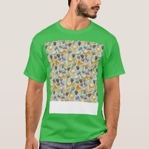 Seashell Naadloze Patroon Zee Shell Clam Beach Zee T-shirt