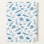 Seashell Nautical Beach patroon Planner (Achterkant)