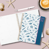 Seashell Nautical Beach patroon Planner
