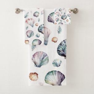 Seashell Ocean Beach Zee Shell Design 358 Bad Handdoek
