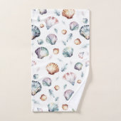 Seashell Ocean Beach Zee Shell Design 358 Bad Handdoek (Handdoek)