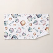 Seashell Ocean Beach Zee Shell Design 358 Bad Handdoek (Handdoek)