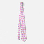 Seashell Ocean Nautical Pattern Neck Tie Stropdas (Achterkant)