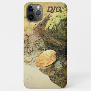 Seashell op Driftwood iPhone 11 Pro Max Hoesje