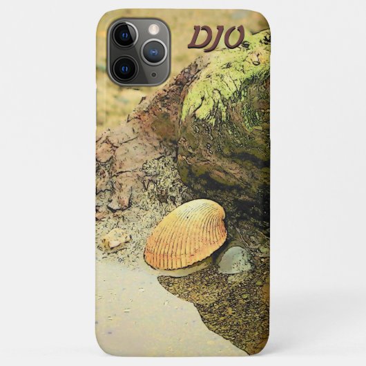 Seashell op Driftwood Case-Mate iPhone Case (Achterkant)