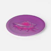 Seashell Papieren Bordje (Gekanteld)