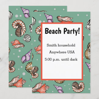 Seashell Pattern Kaart