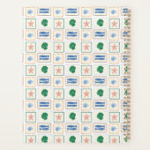 Seashell Pattern Personalized Modern Boho  (Dos)