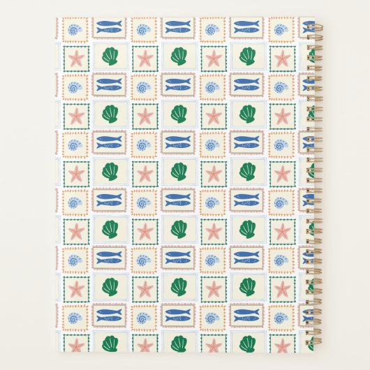 Seashell Pattern Personalized Modern Boho (Dos)