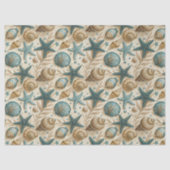 Seashell Pattern Tissue Paper Tissuepapier (Voorkant)
