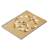 Seashell Peace Sign-laptop Notitieboek (Linkerzijde)