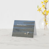 Seashell Pile Pile Penser À Votre Carte (Fleur jaune)