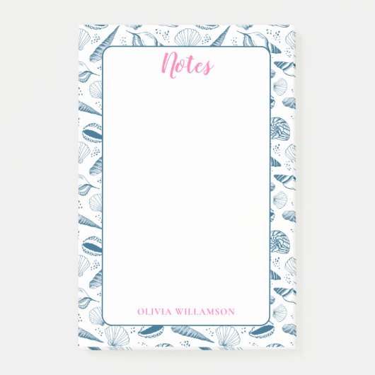 Seashell Planner pagina's om te doen lijst Post-it® Notes (Voorkant)