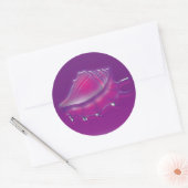 Seashell Ronde Sticker (Envelop)