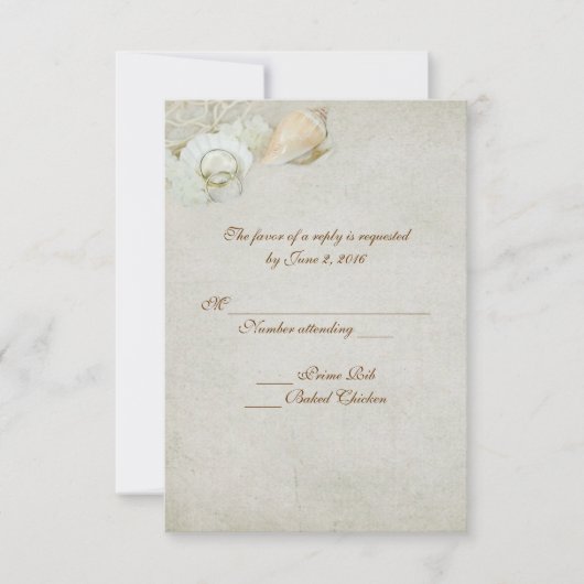 Seashell RSVP (Voorkant)