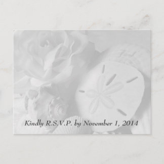 Seashell RSVP-Briefkaarten Uitnodiging Briefkaart