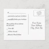 Seashell RSVP-Briefkaarten Uitnodiging Briefkaart (Achterkant)