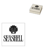 Seashell Rubberstempel (Gestempeld)