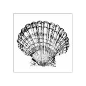 Seashell Rubberstempel (Afrduk)