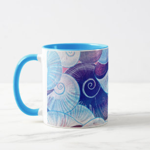 Seashell Scene Pattern Mok