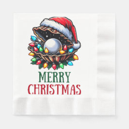 Seashell Schelp Strand Kerst Pet Xmas Servet