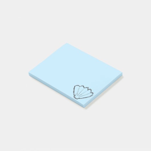 Seashell Sketch Post-it® Notes (Schuin)