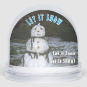 Seashell Snowman Let It Snow PHOTO Reverse Side (Avant)
