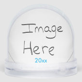 Seashell Snowman Let It Snow PHOTO Reverse Side (Arrière)