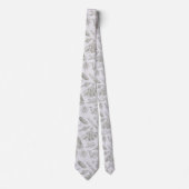 Seashell Soft Antiek Art Beach Shell Stropdas (Voorkant)