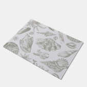 Seashell Soft Antiek Art Beach Shells Deurmat (Schuin)