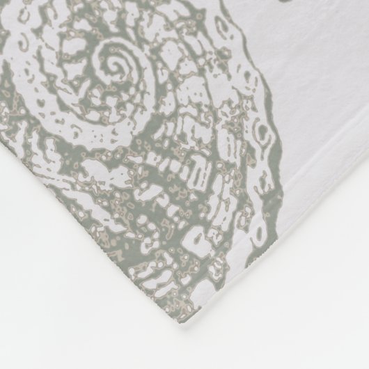 Seashell Soft Antiek Art Beach Shells Fleece Deken (Hoek)