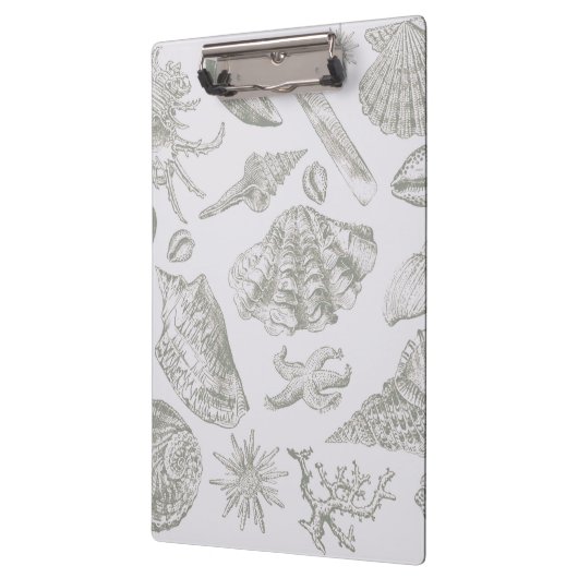 Seashell Soft Antiek Art Beach Shells Klembord (Links)