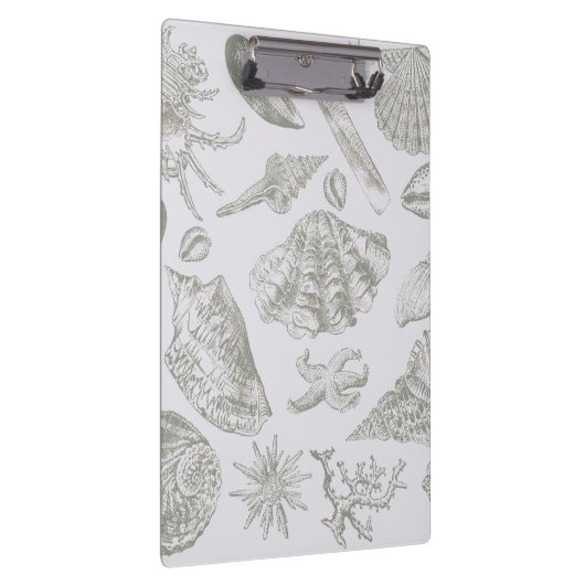 Seashell Soft Antiek Art Beach Shells Klembord (Rechts)
