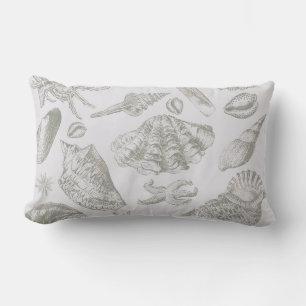 Seashell Soft Antiek Art Beach Shells Kussen