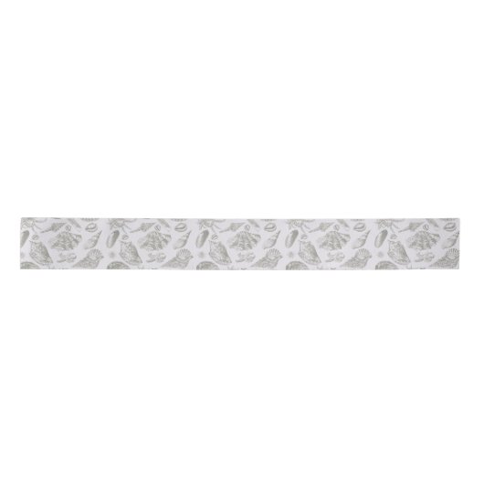 Seashell Soft Antiek Art Beach Shells Lint (Voorkant)